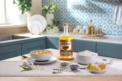 Wood Pressed Groundnut Oil - Lets Think