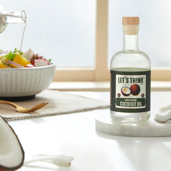 Wood Pressed Coconut Oil - Lets Think