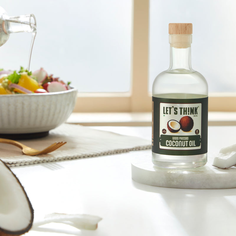Wood Pressed Coconut Oil - Lets Think