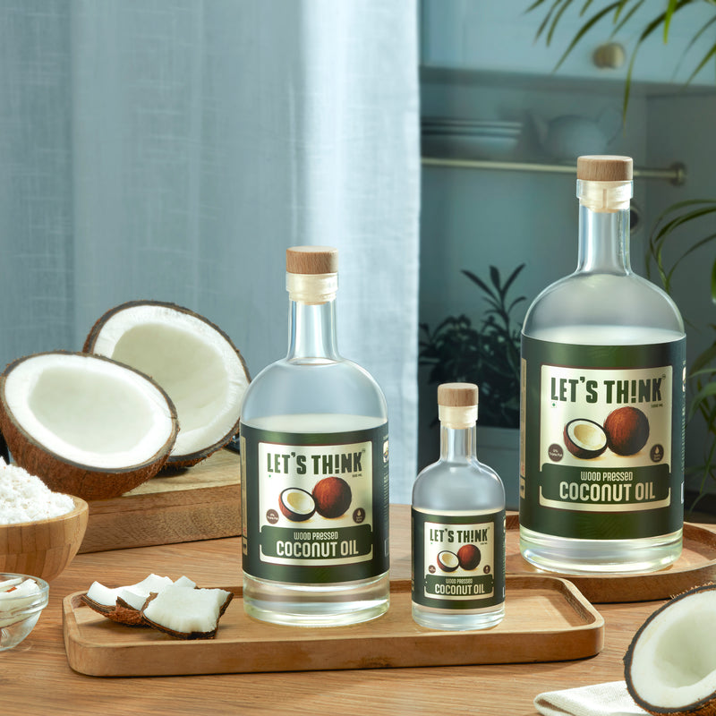 Wood Pressed Coconut Oil - Lets Think